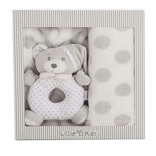 Baby blanket Rattle Grey 100 x 75 cm-0
