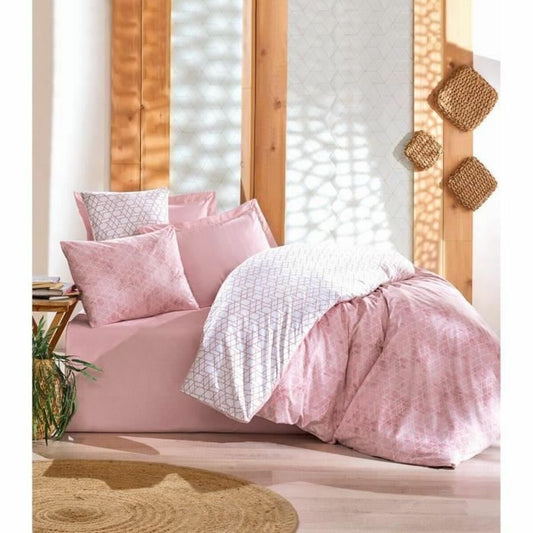 Duvet cover set Pink 220 x 240 cm-0