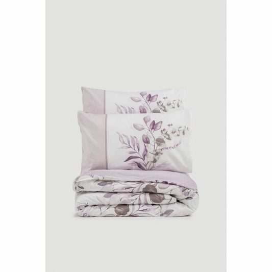 Duvet cover set White 220 x 240 cm-2