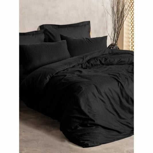 Duvet cover set Black 220 x 240 cm-2
