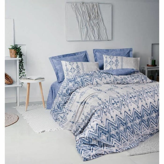 Duvet cover set Blue 220 x 240 cm-0