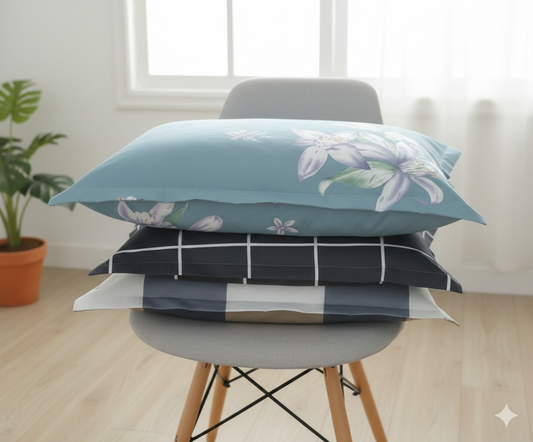 Kuddfodral RIPOSO – Elegant och mjukt kuddfodral i dekorativ design 2-pack (48x74 cm)