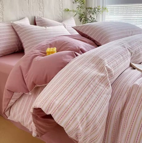 FREY Bäddset 4 delar Dubbelsäng 180cm