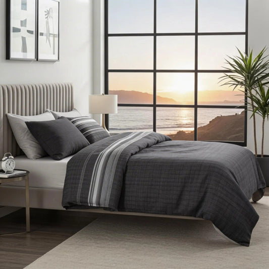 Bäddset Bäddset ANDORA 3 delar – Tidlös lyx med klassiska ränder (150x200cm)