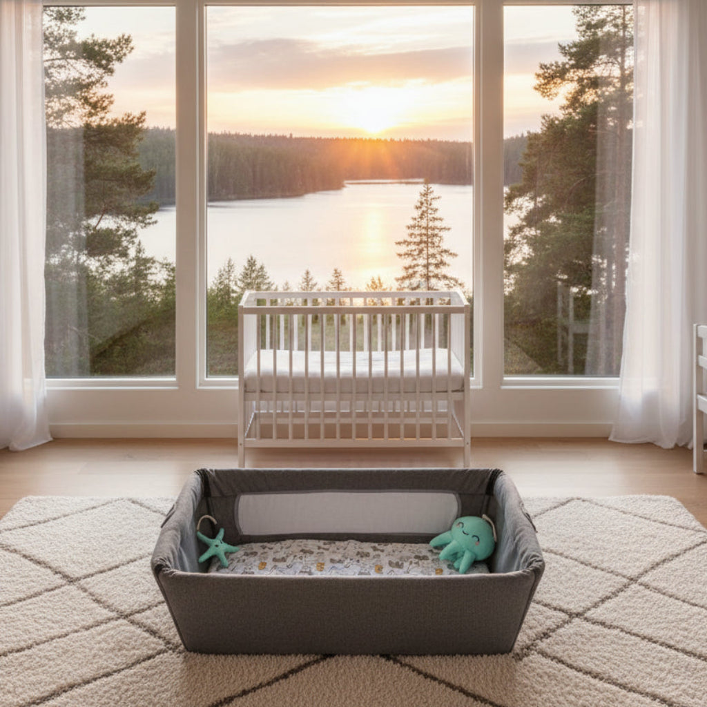 Babyvagga Resvagga KOMPISEN – En trygg start i naturlig design