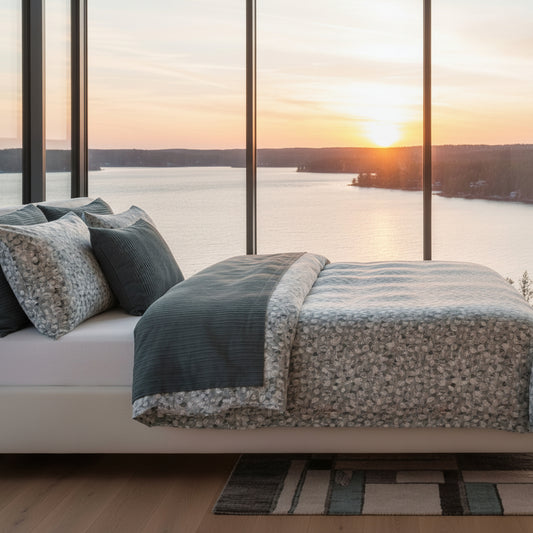 Bäddset Bäddset NJUTER - Naturnära harmoni i mjuk bomullssatin (220 x 240 cm)