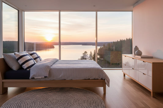 Duvet cover set Blue 220 x 240 cm-3