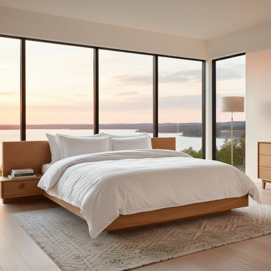 Bäddset Bäddset NJUTER – Hotellkänsla och tidlös elegans i bomullssatin (220 x 240 cm)