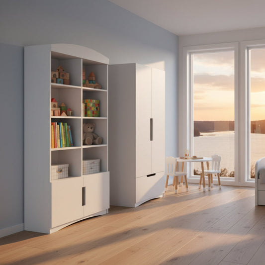 Bokhylla Bokhylla KLASSISK dubbel – Rymlig och tidlös förvaring i massivt trä (90 x 188 cm)