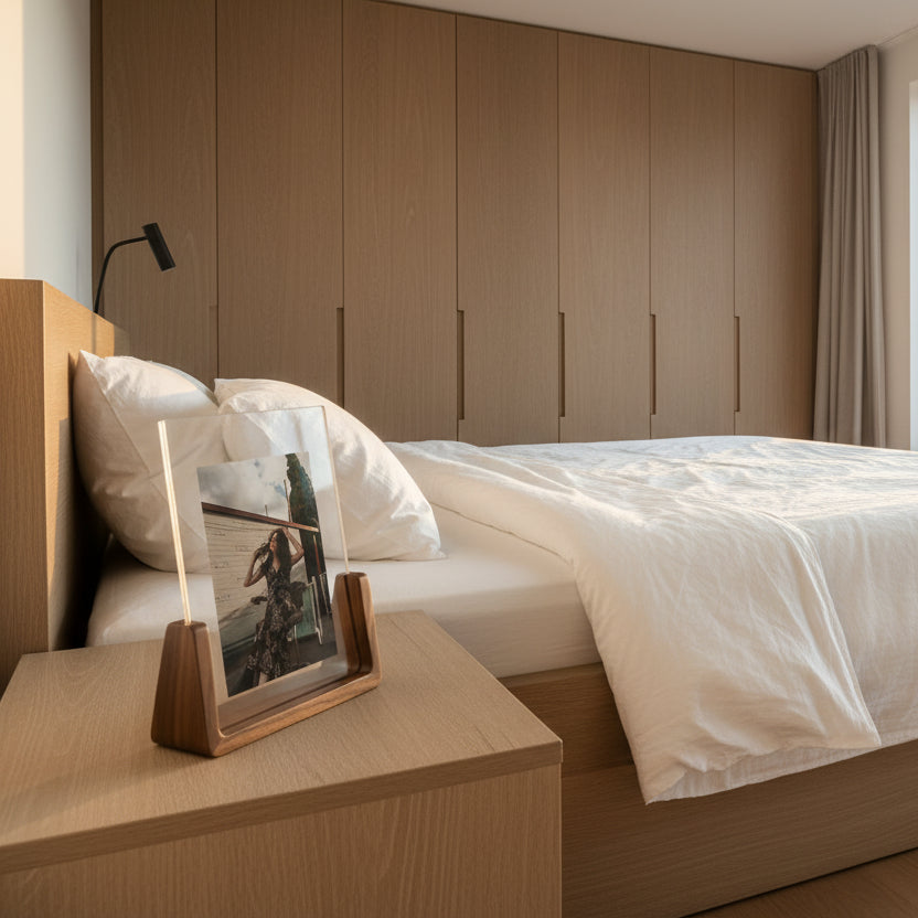 Tavelram Dekoration bildram LOVEDONE – Stilren prydnad som sprider värme i hemmet (Valnöt eller björkträ)