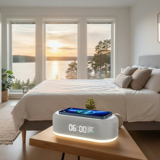 Väckarklocka Digital väckarklocka NUMBERS – med trådlös laddning