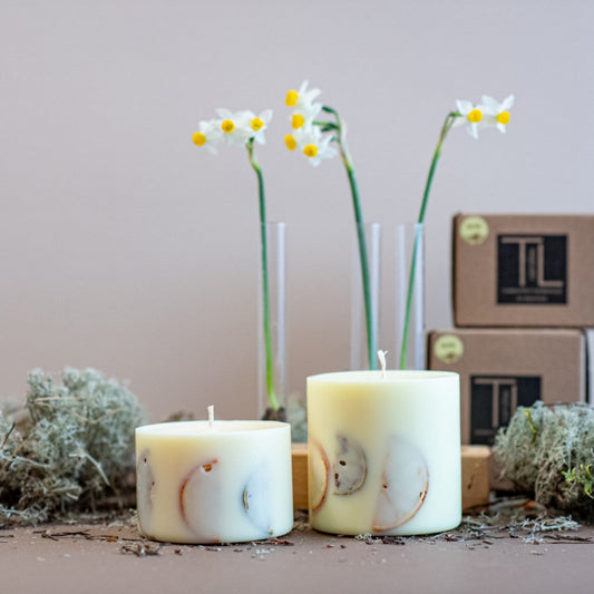 Doftljus Handgjort doftljus BEAUTY vanilj – Klassisk doft för en harmonisk hemmiljö