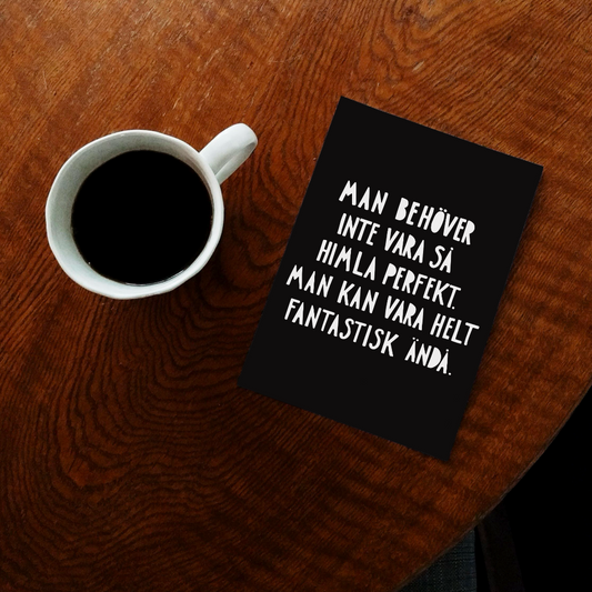 Print Material Affisch FANTASTISK – Stilren väggkonst för ett personligt hem (Flera varianter)