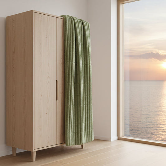 Överkast Filt RÄFFLAD – Mjuk och stilren filt med elegant struktur (Flera varianter)