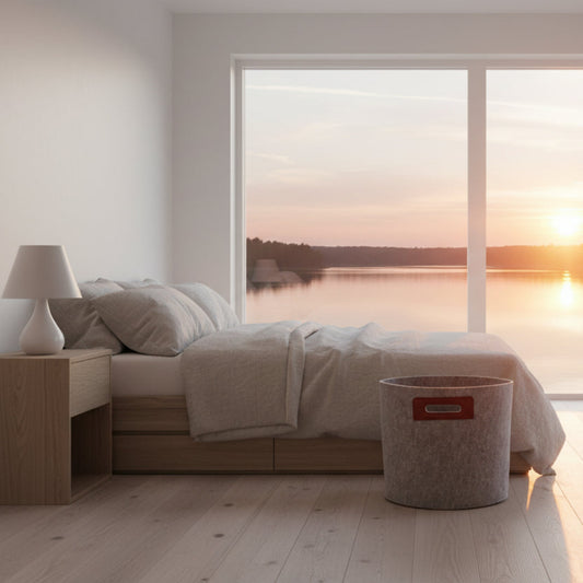 Förvaring Förvaringskorg FILT – Stilren ordning i mjukt material