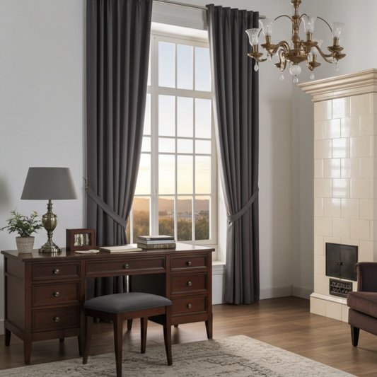 Gardiner Gardinlängd ESSET antracit – stilren elegans med perfekt fall (120 x 240 cm)