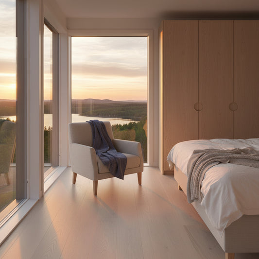 Big Linen Towel - Blue Fishbone