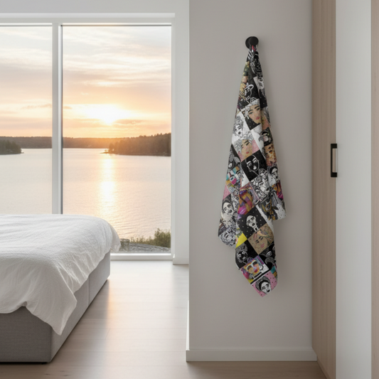 Handduk Handduk MOSAIK – Konstnärligt uttryck och modern lyx (Flera storlekar)