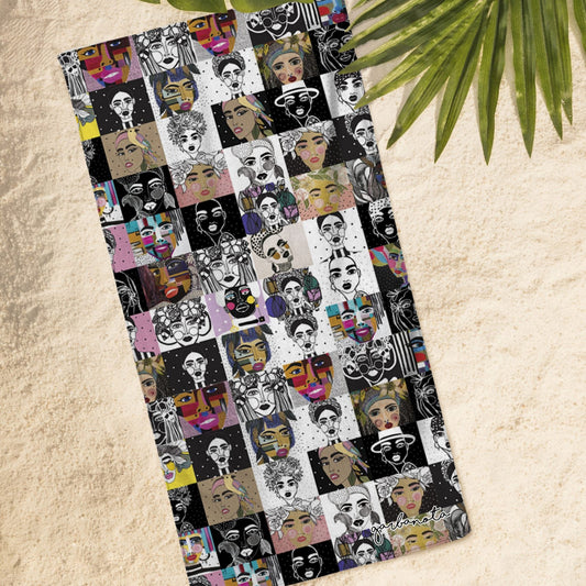 Handduk Handduk MOSAIK – Konstnärligt uttryck och modern lyx (Flera storlekar)