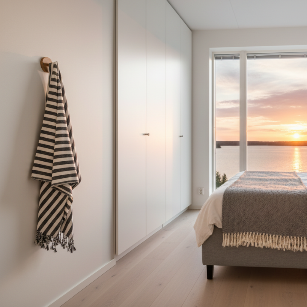 Unisex - Bath & Home - Towel Handduk RANDIG – Premiumkomfort i turkisk bomull (Flera storlekar)