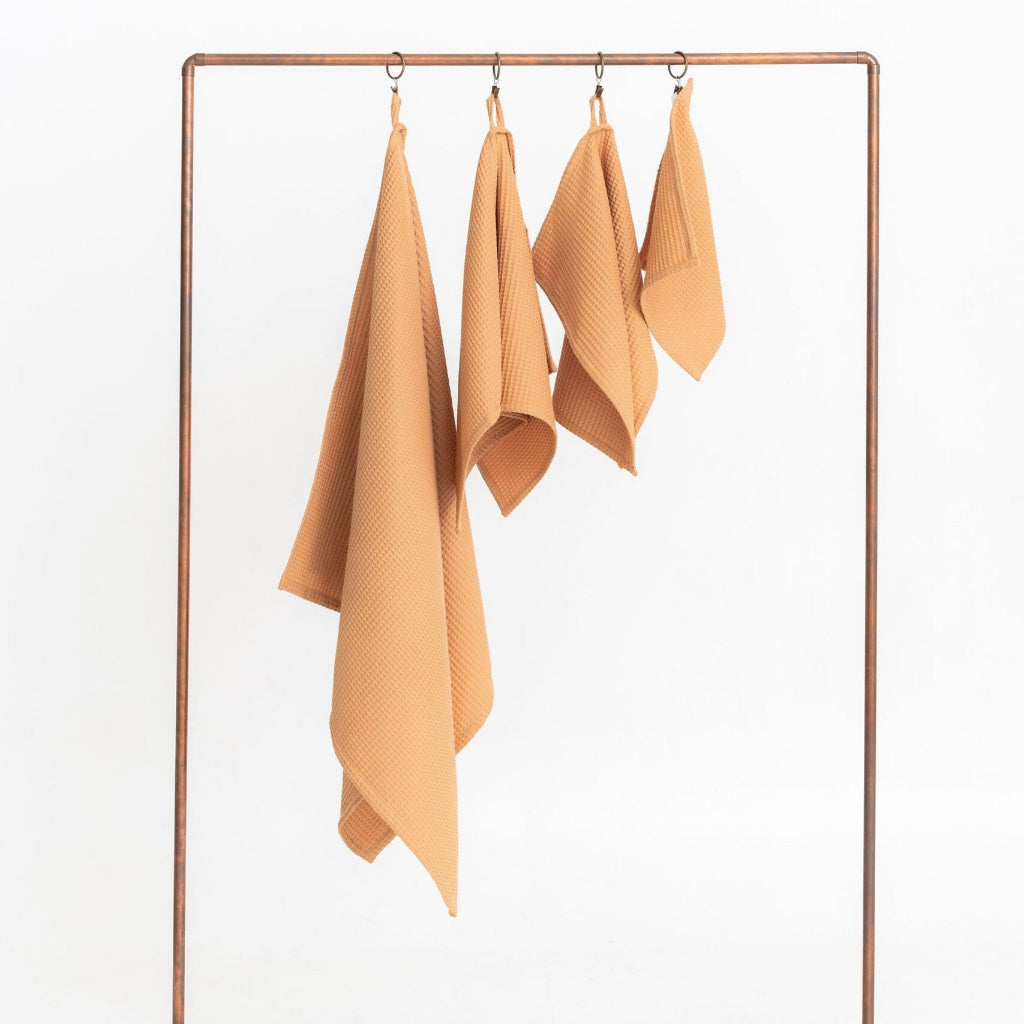 Handduk Handdukar VÅFFLA Set om 4st – Modern minimalism och taktil lyx (Flera varianter)