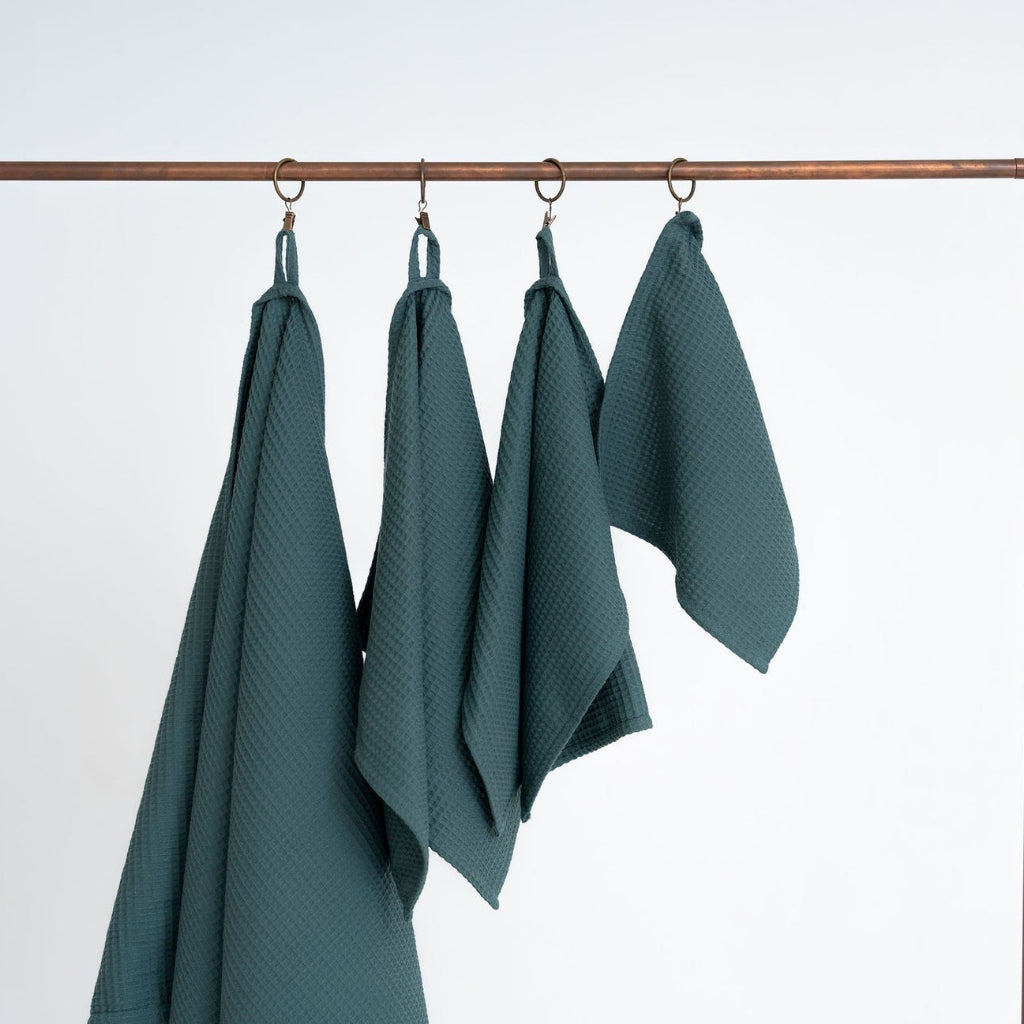 Handduk Handdukar VÅFFLA Set om 4st – Modern minimalism och taktil lyx (Flera varianter)