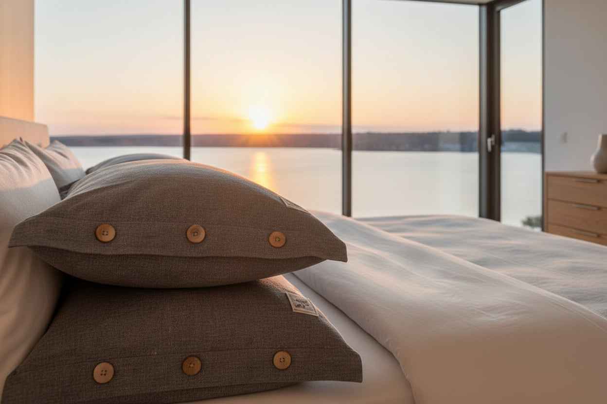 ROMA Örngottsset - Ljusblå