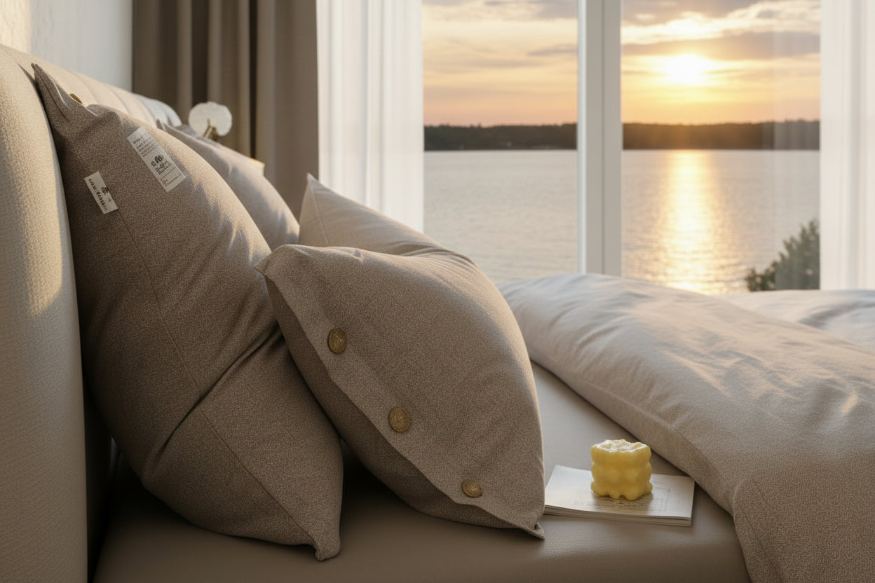 ROMA Örngottsset - Ljuslila