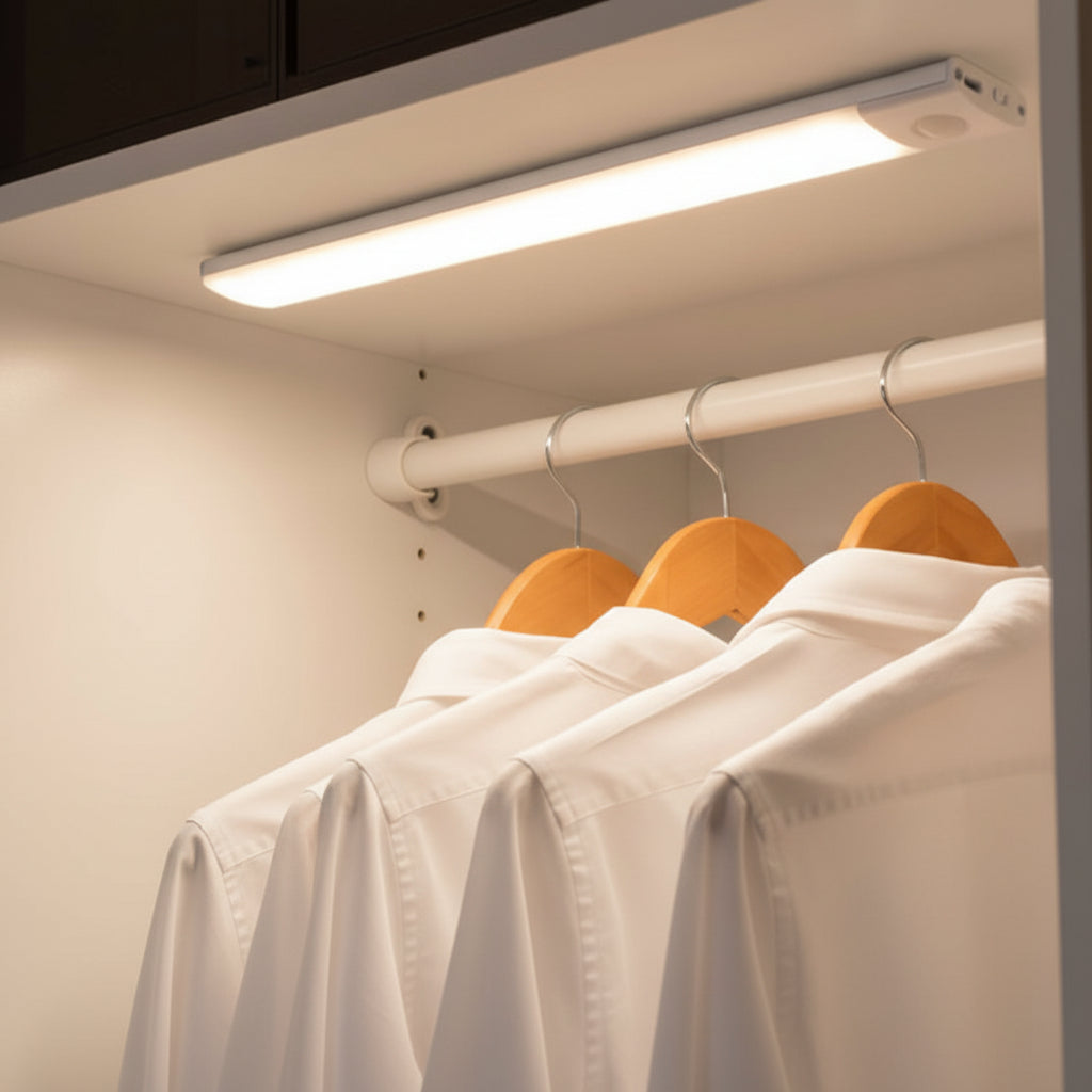 Lampa Garderobsbelysning DOLDIS – Smart belysning med rörelsesensor