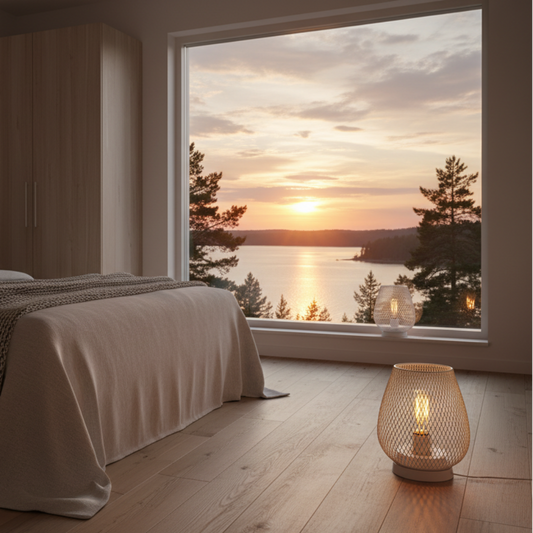 Lampa Bordslampa INDUSTRI – Stilren belysning i metall (Flera varianter)