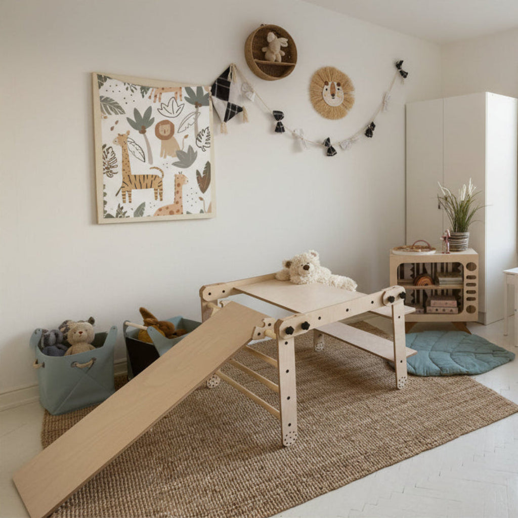 Klätterställning Klätterleksak NABU - skrivbord & whiteboard