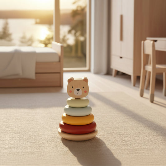 Leksaker Aktivitetslåda ÖVNING – Klassisk underhållning i naturmaterial