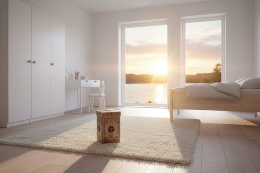 Wooden Square Pyramid - Natural