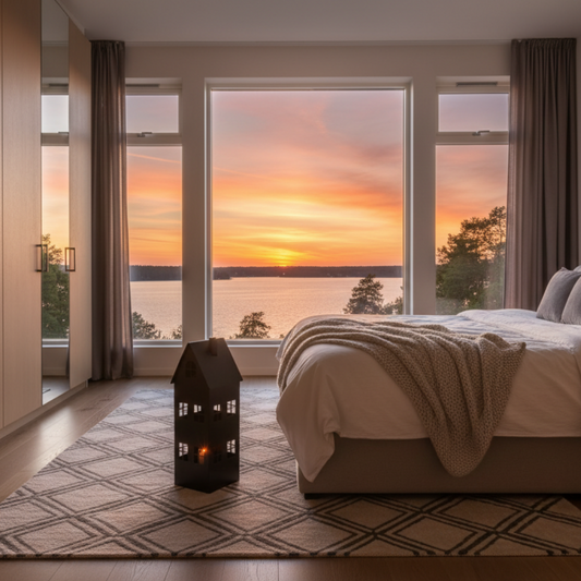 Ljuslykta Ljuslykta HUSET – Industriell charm i stilren plåt