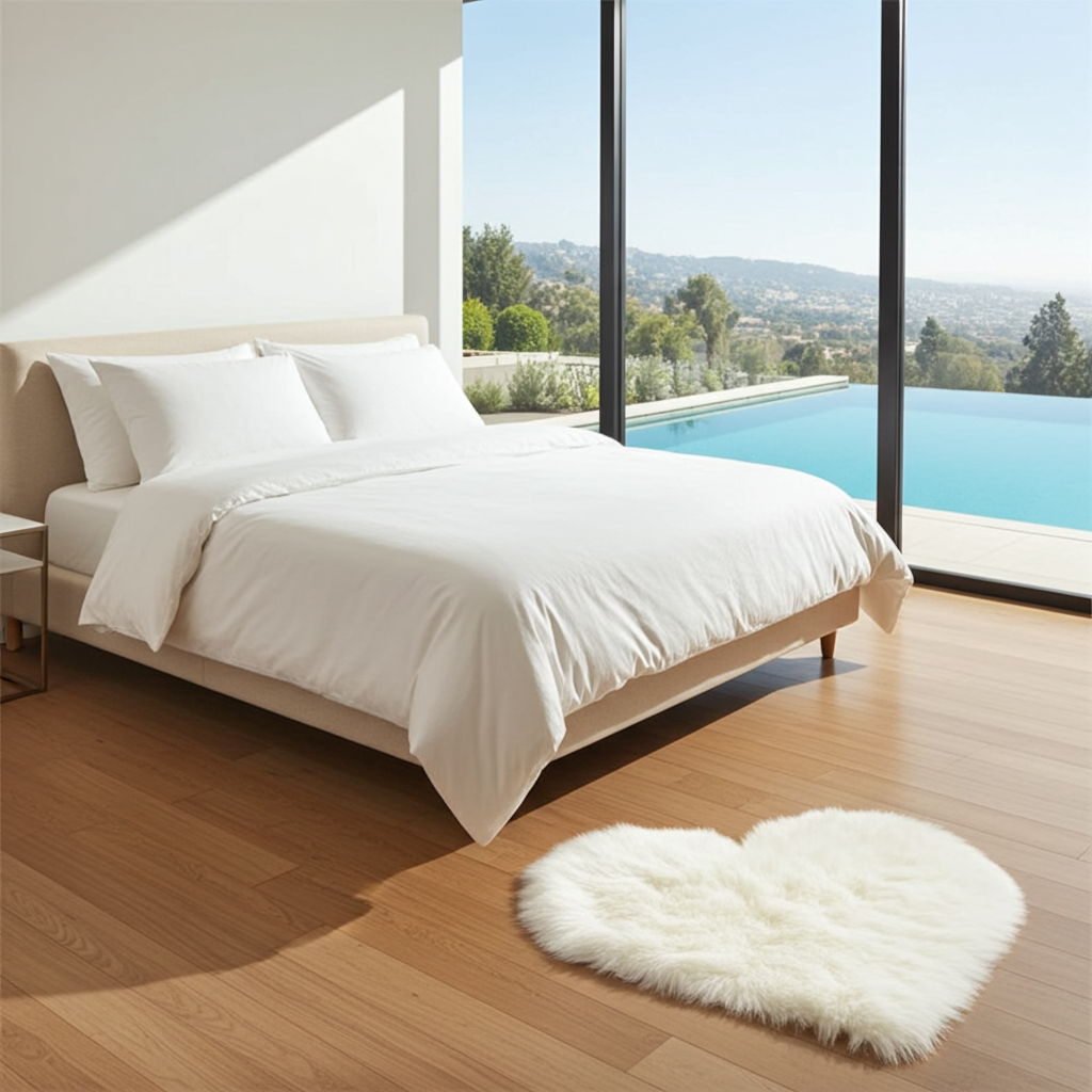 Mattor Matta HJÄRTAT – Mjuk och dekorativ matta för ett ombonat hem (Flera varianter)