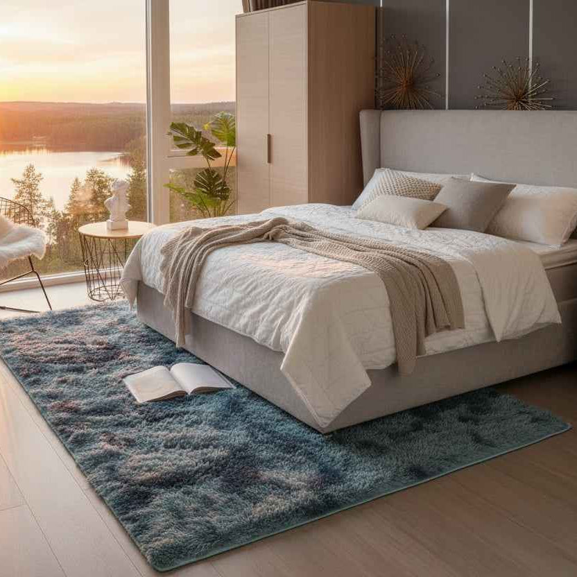 Mattor Matta FLUFFIG – Mjuk och dekorativ matta med hög komfort (Flera storlekar)