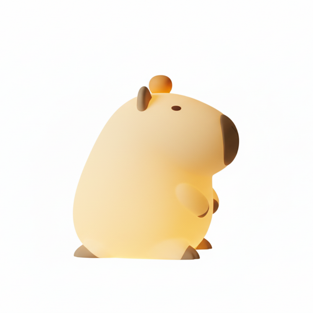 Lampa Nattlampa CAPYBARRA – Ett mjukt och tryggt sällskap i mörkret