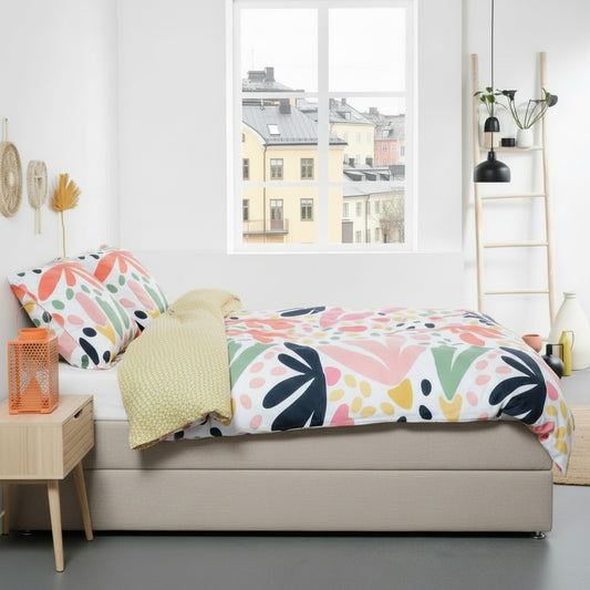 Påslakan Påslakanset SÖMNIG - grafisk (220x240cm)