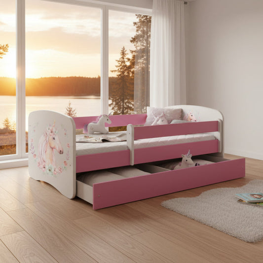 Säng Barnsäng ENHÖRNINGEN – En magisk plats för trygg sömn (Flera varianter)