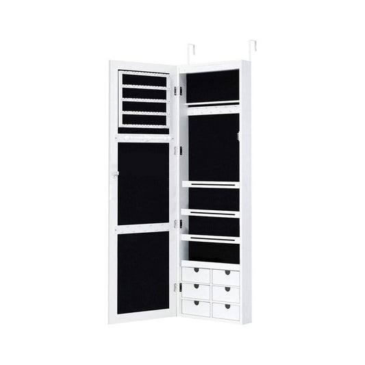 Smyckesförvaring Skåp för smycken RYMLIG – Elegant organisering med helfigursspegel