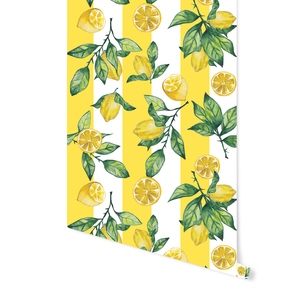 Tapet Tapet CITRON – Tidlös elegans med medelhavskänsla