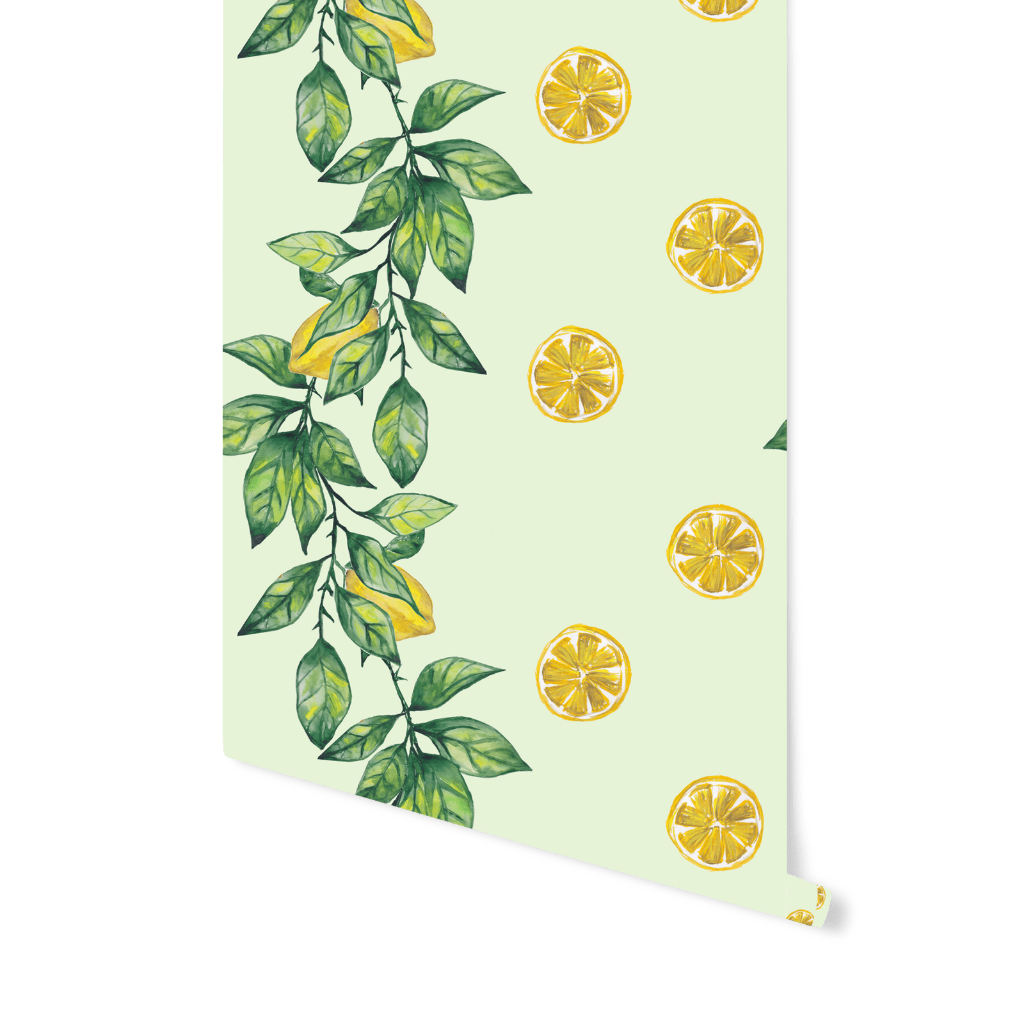 Tapet Tapet CITRONKVIST – Tidlös charm med botaniska detaljer (0,48 x 10 m)