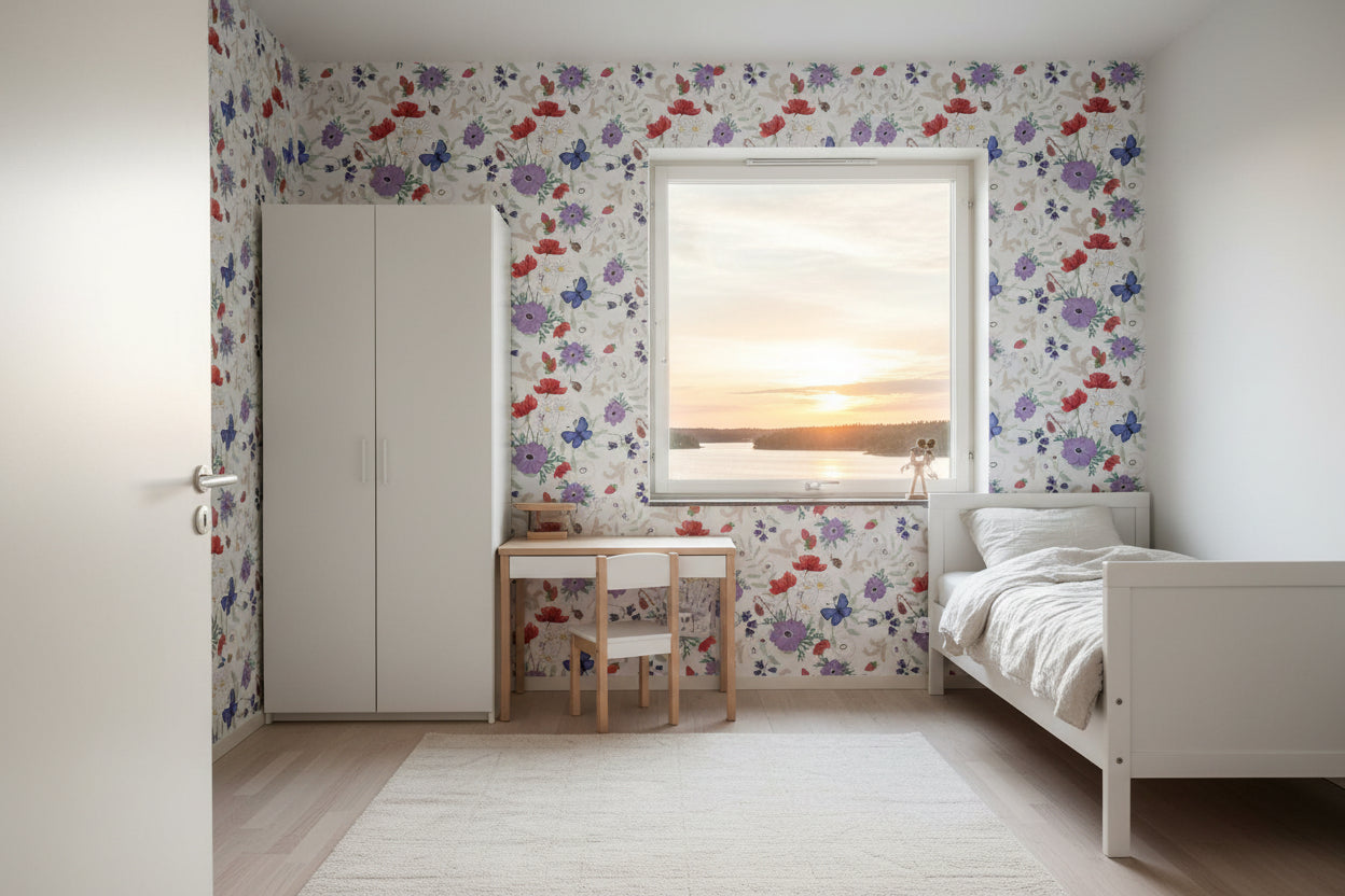 Vanilla Meadow eco wallpaper