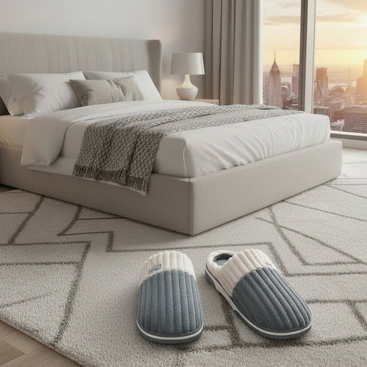 Tofflor Mjuka och absorberande tofflor FROTTÈ – för hemmaspa och morgonstunder