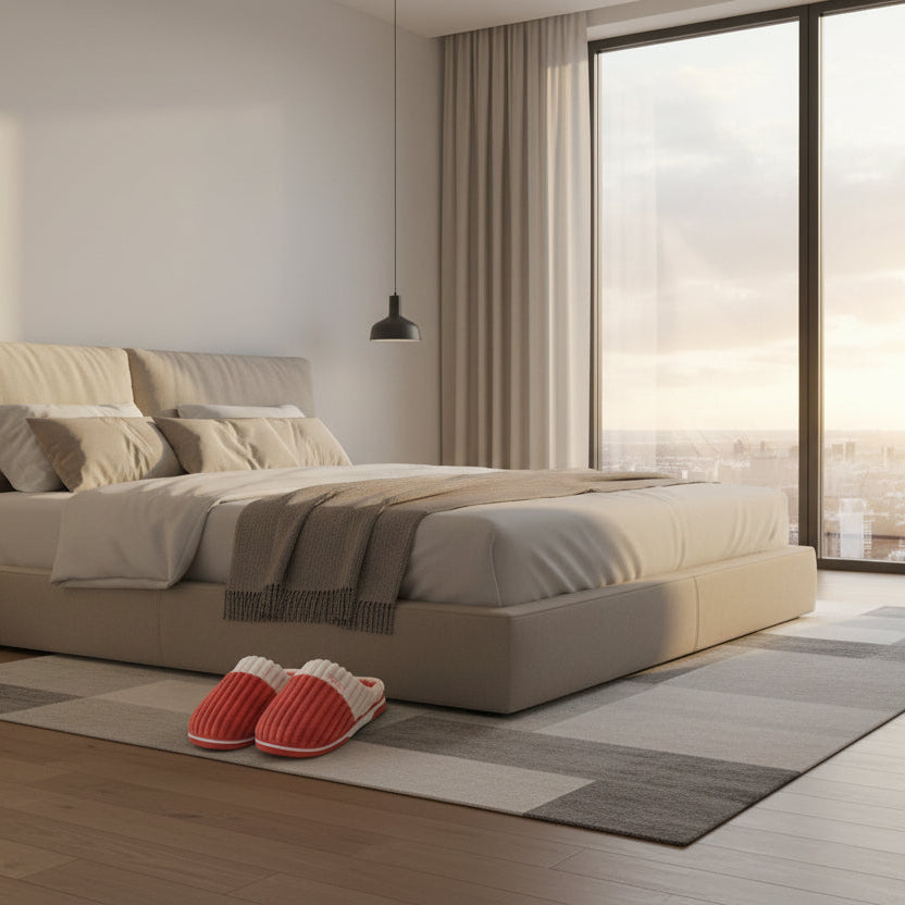 Tofflor Mjuka och absorberande tofflor FROTTÈ – för hemmaspa och morgonstunder