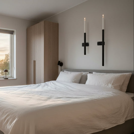 Ljusstake Ljusstake INDUSTRI – Minimalistisk väggdekoration (30 cm)