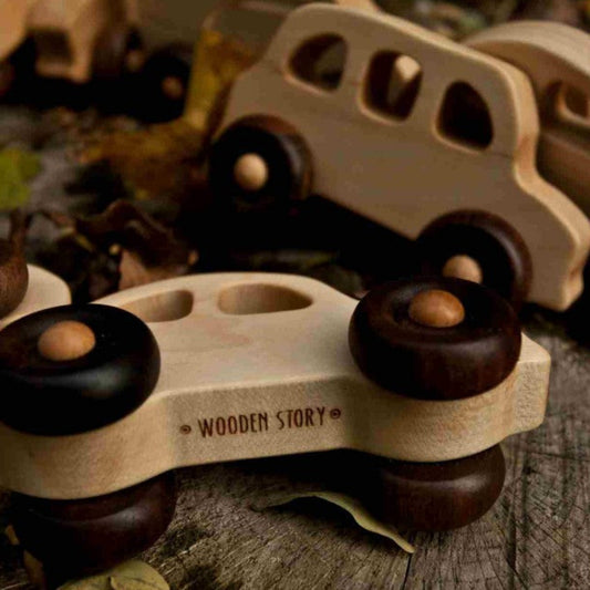 Leksaker Leksaksbil TAXI – Klassisk engelsk design i gediget trä