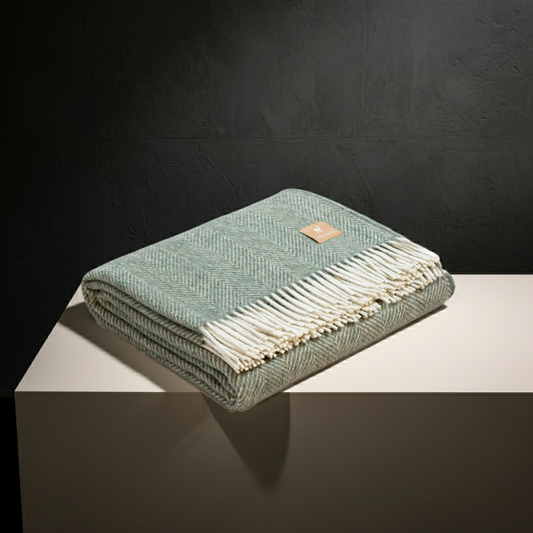 ALPAKA - Filt i fiskbensmönster