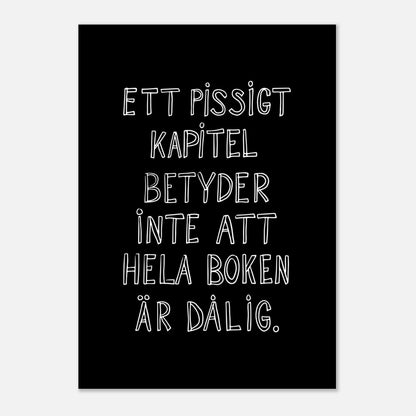 Ett pissigt kapitel - Affisch