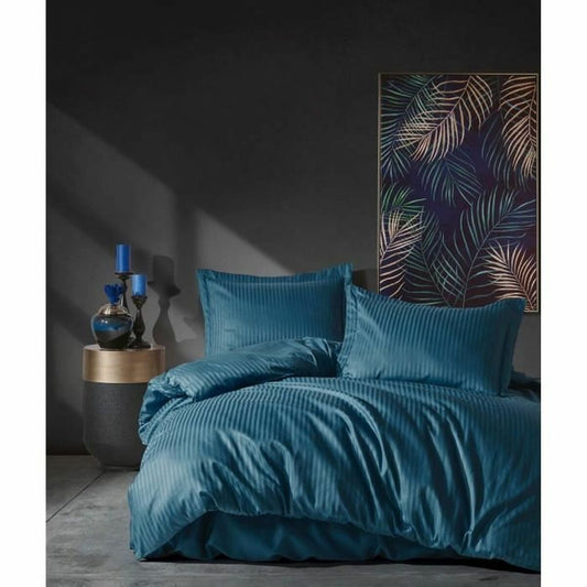 Duvet cover set Blue 220 x 240 cm-0
